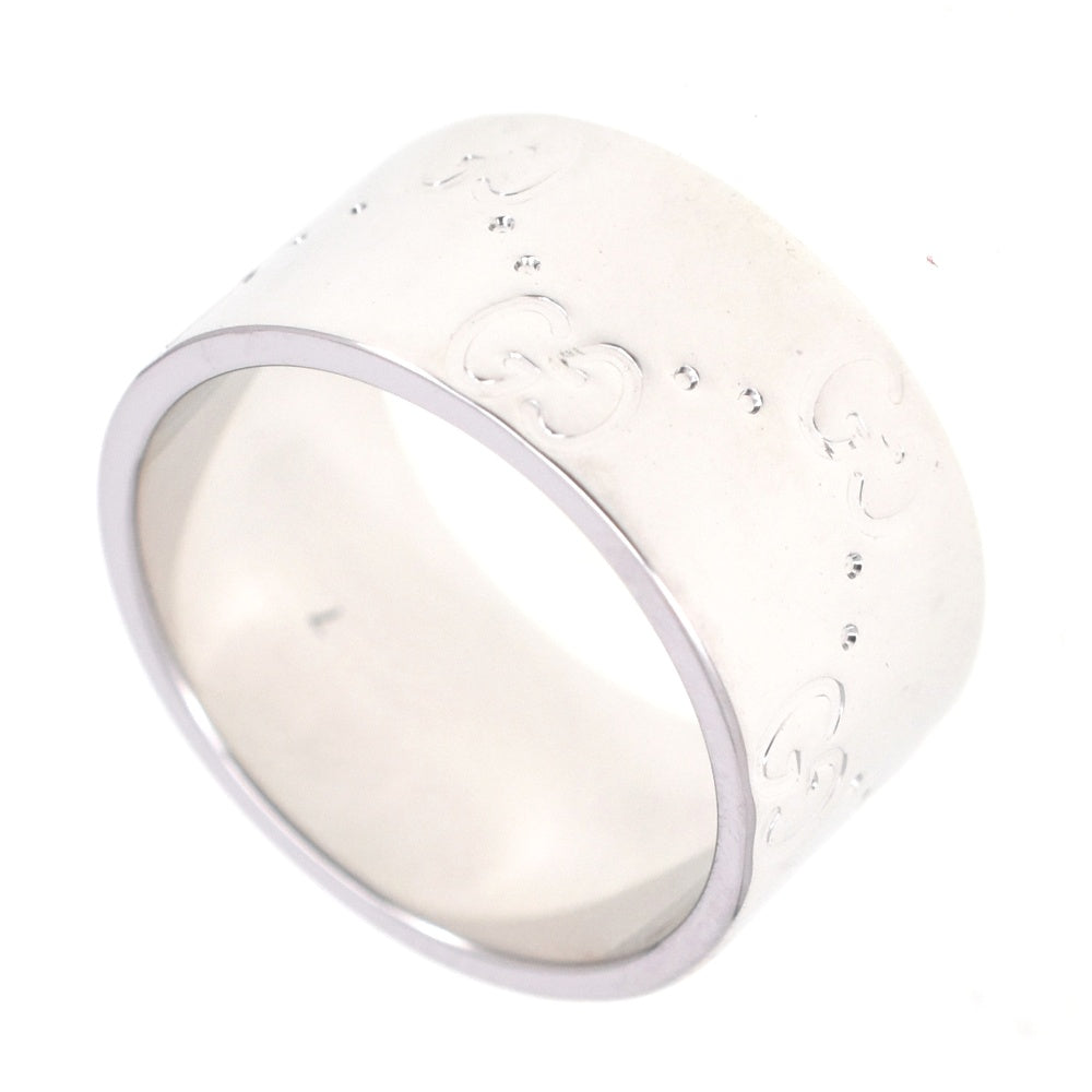 GUCCI Icon ring Size 47/JP7 K18WG Ladies
 jewelry S#138570