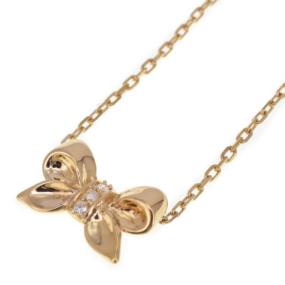 UNOAERRE Necklace K18YG Diamond Ladies
 jewelry S#138571