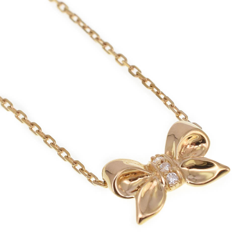 UNOAERRE Necklace K18YG Diamond Ladies
 jewelry S#138571