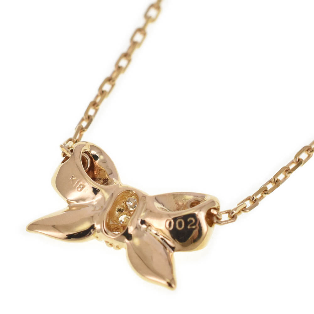 UNOAERRE Necklace K18YG Diamond Ladies
 jewelry S#138571