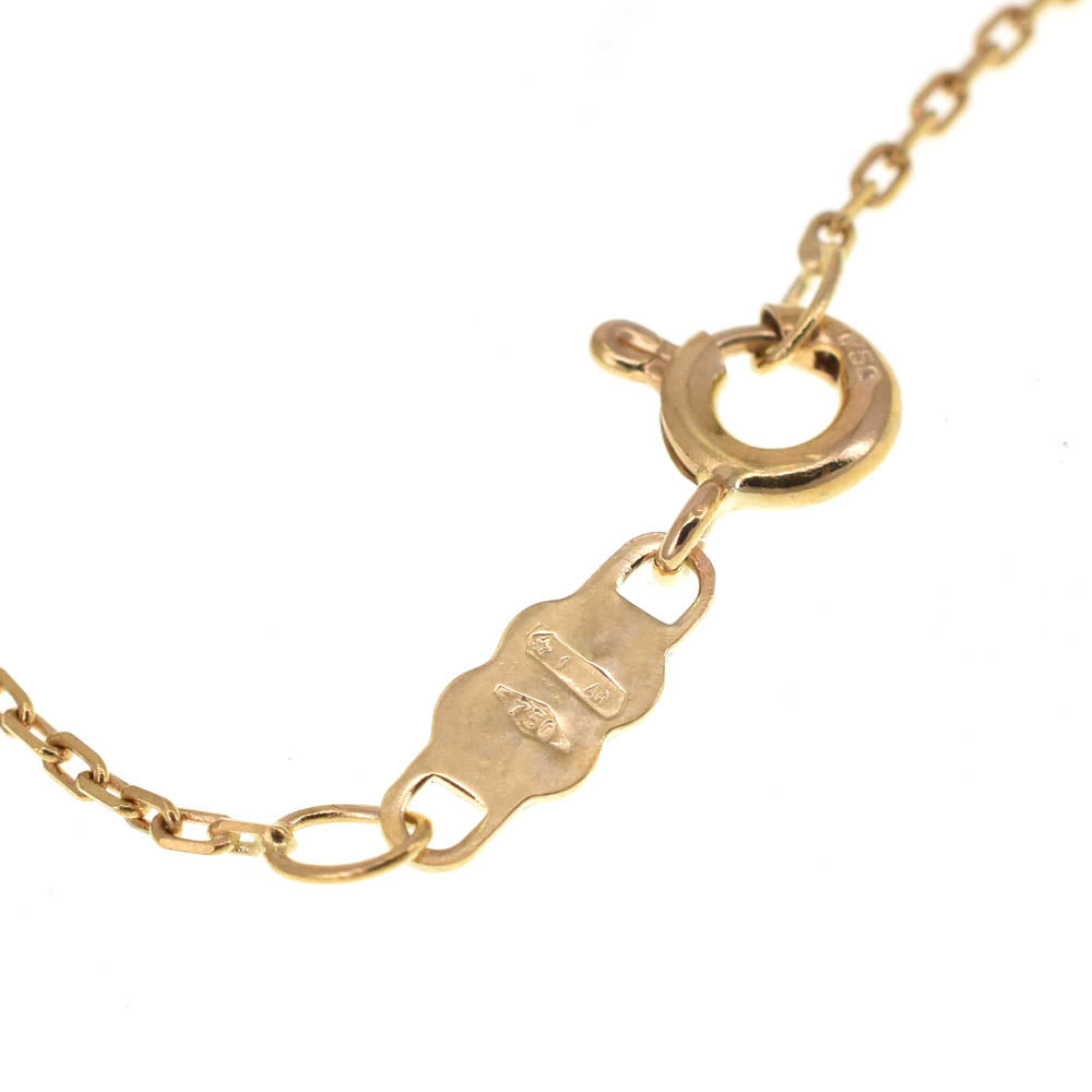 UNOAERRE Necklace K18YG Diamond Ladies
 jewelry S#138571