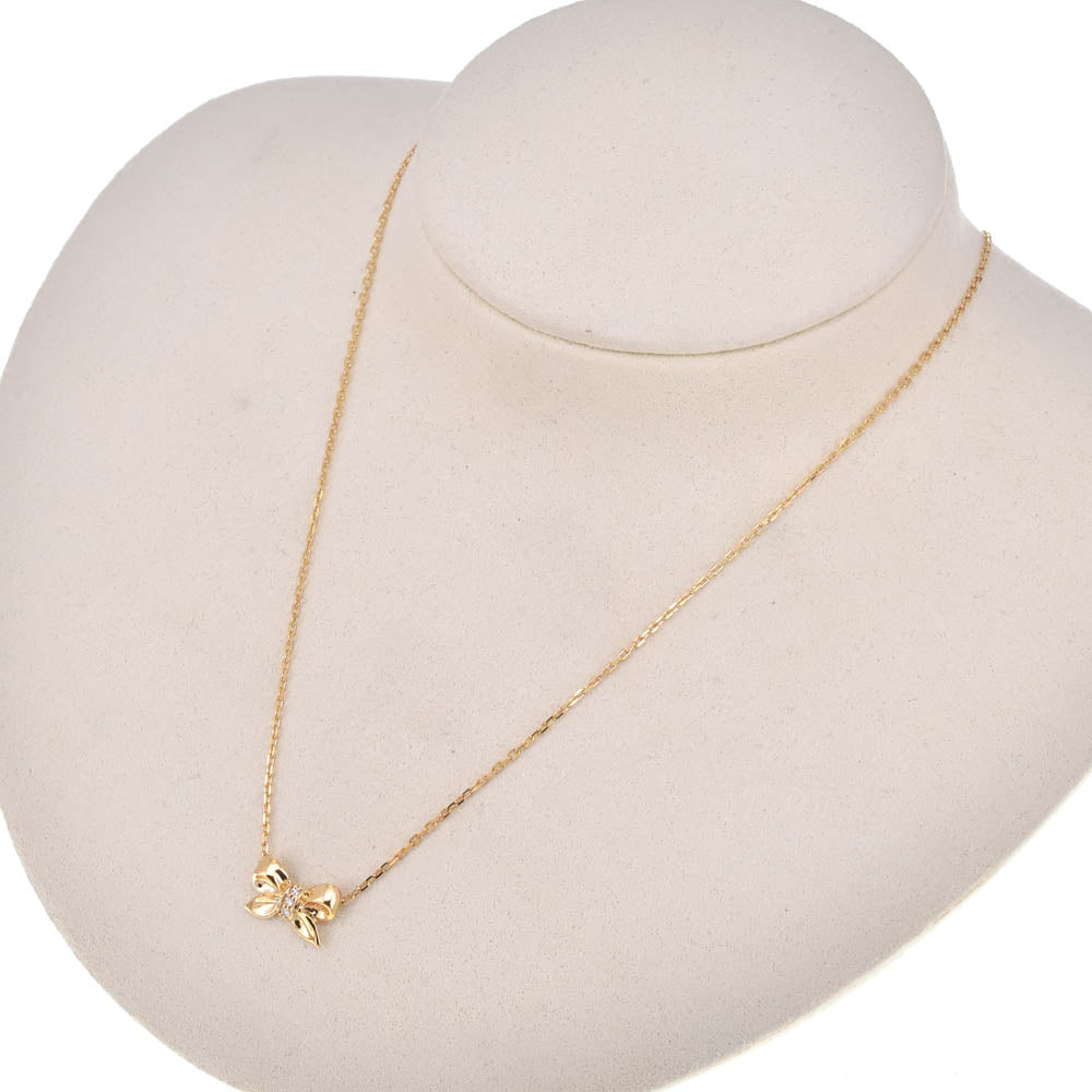 UNOAERRE Necklace K18YG Diamond Ladies
 jewelry S#138571