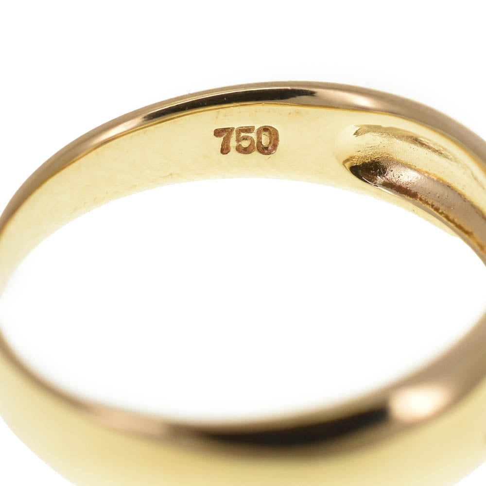 renoma ring Size 51/JP11 K18YG Blue Sapphire Ladies
 jewelry S#138574