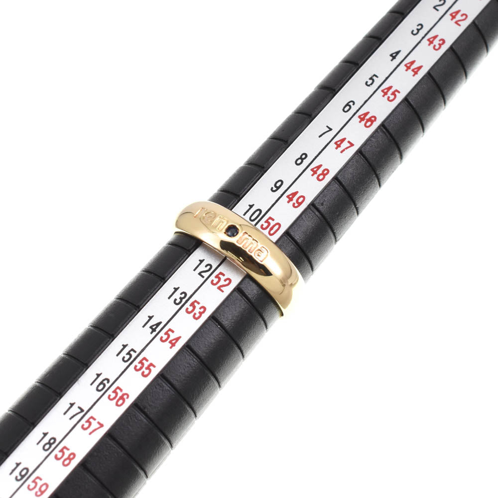 renoma ring Size 51/JP11 K18YG Blue Sapphire Ladies
 jewelry S#138574