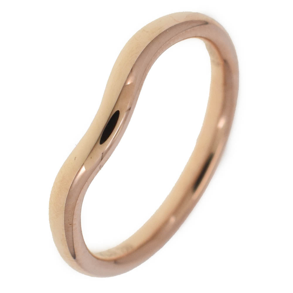 TIFFANY&Co. Curved bundling Size 49/JP9 K18PG Ladies
 jewelry S#138578