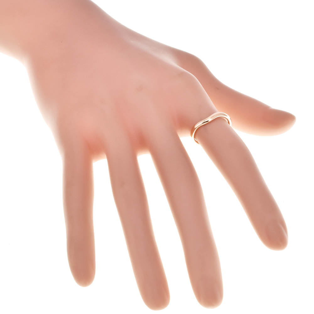 TIFFANY&Co. Curved bundling Size 49/JP9 K18PG Ladies
 jewelry S#138578