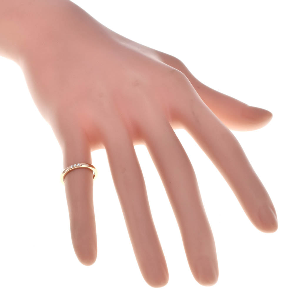 TIFFANY&Co. Forever Wedding Band Size 44/JP4 K18PG Diamond Ladies
 jewelry S#138579