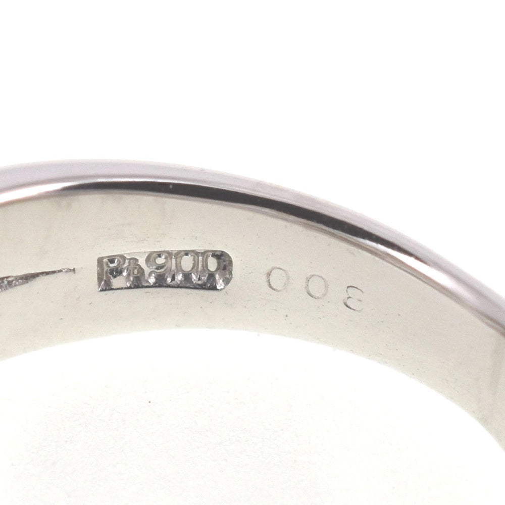 YVES SAINT LAURENT ring Size 63/JP23 Pt900 Diamond Ladies
 jewelry S#138585