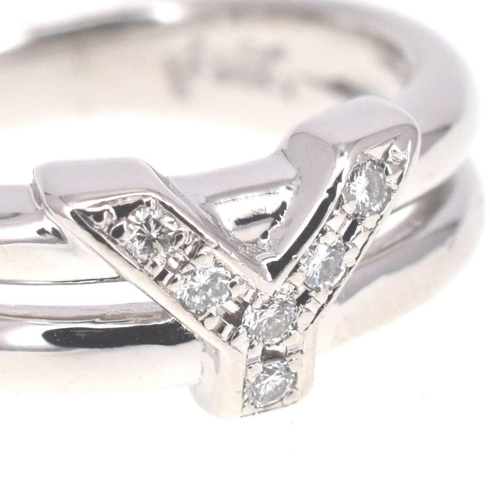 YVES SAINT LAURENT ring Size 63/JP23 Pt900 Diamond Ladies
 jewelry S#138585