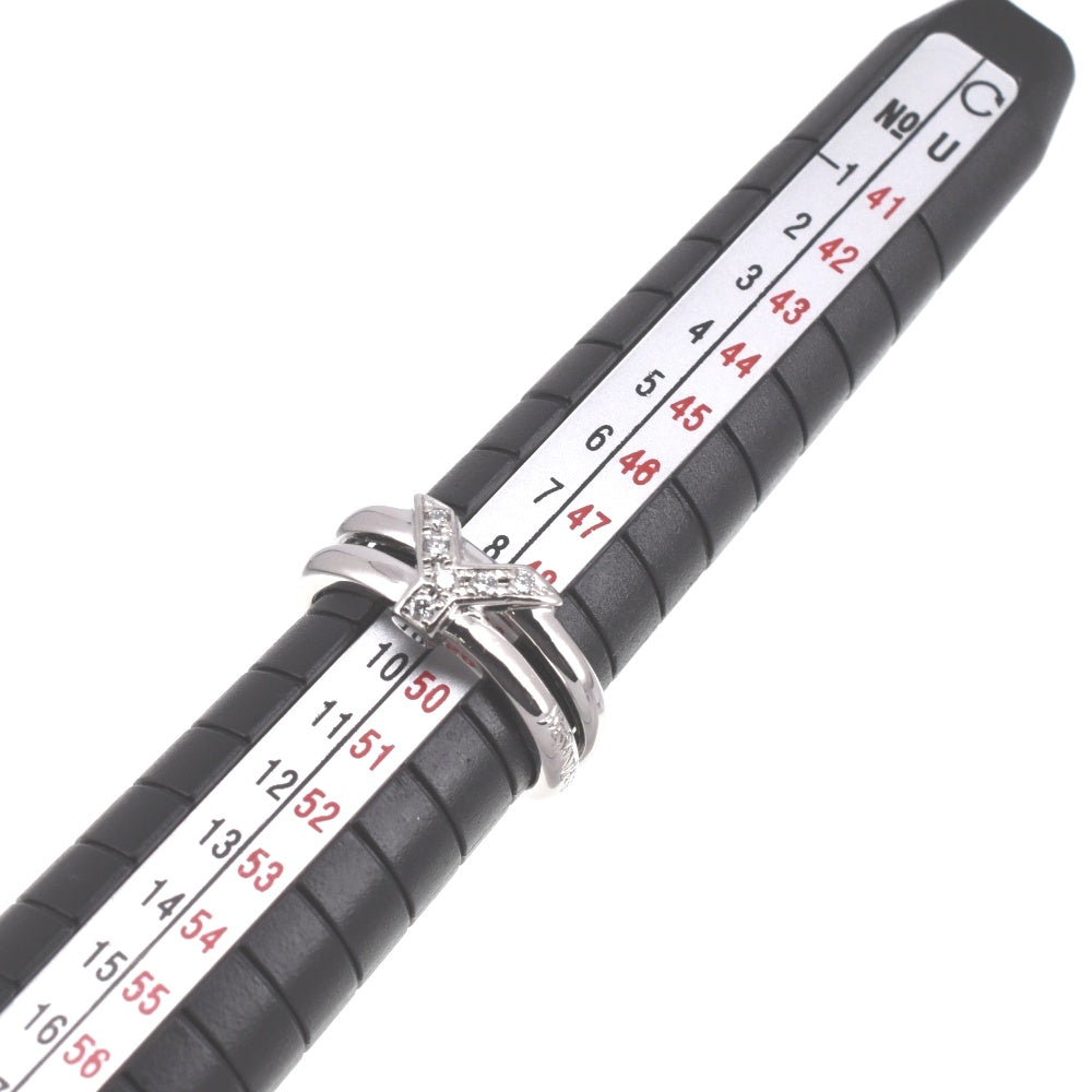 YVES SAINT LAURENT ring Size 63/JP23 Pt900 Diamond Ladies
 jewelry S#138585