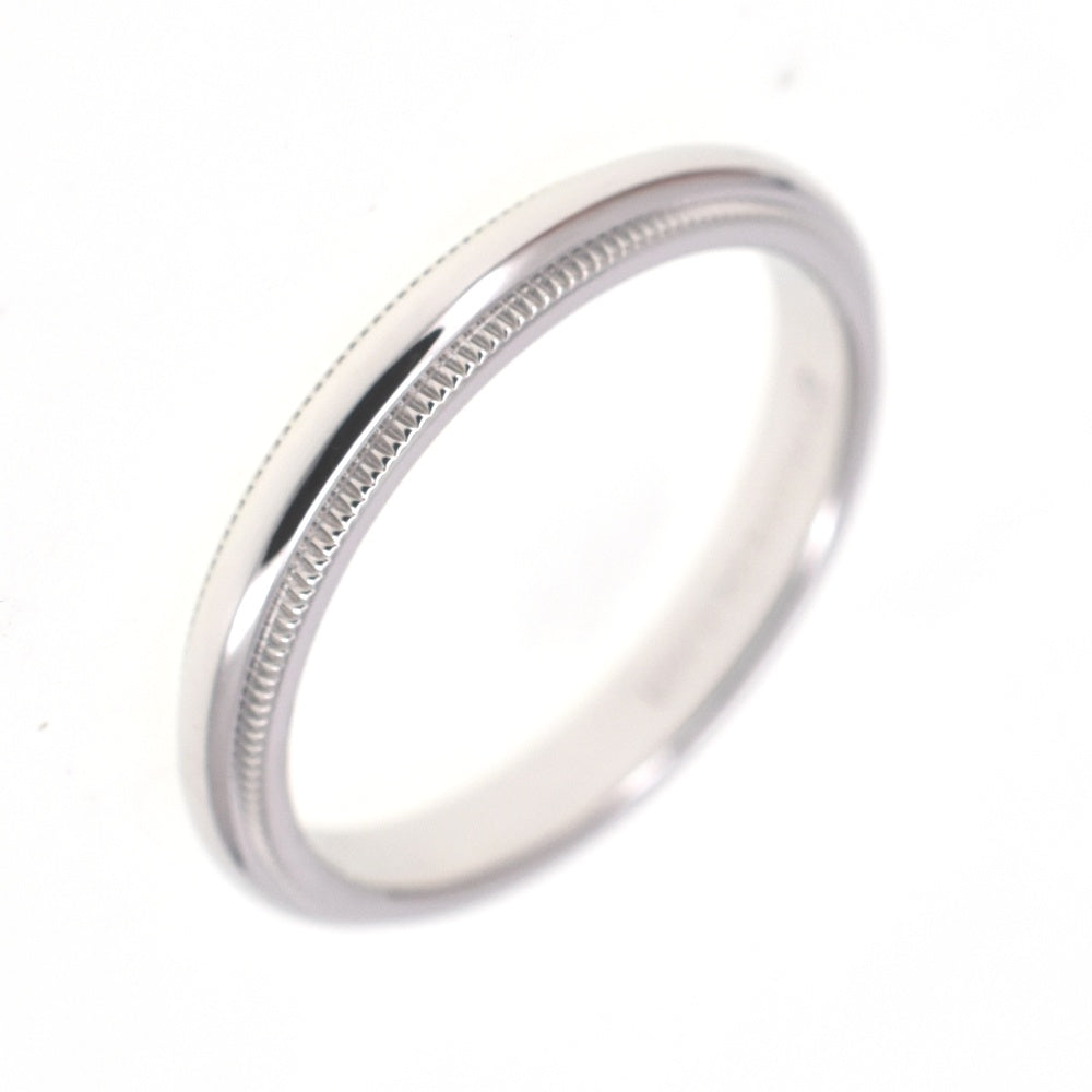 TIFFANY&Co. Milgrain ring Size 55/JP15 Pt950 Ladies
 jewelry S#138592