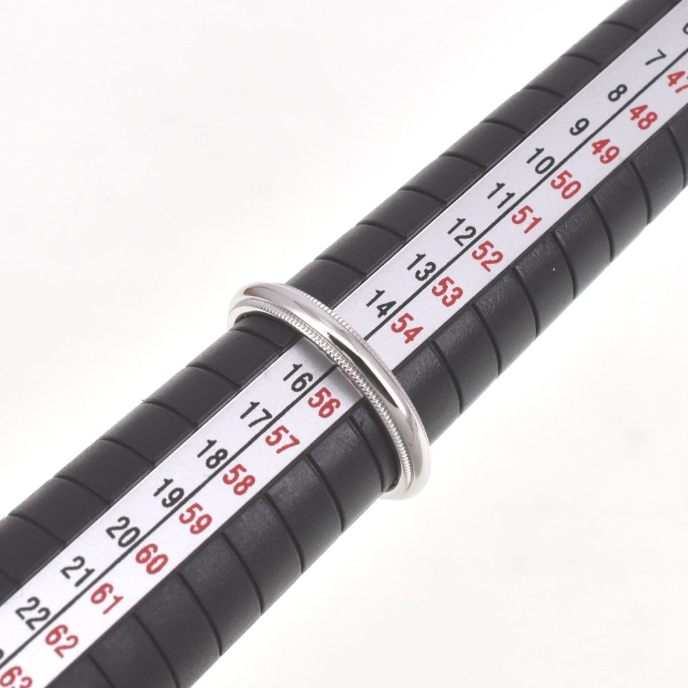 TIFFANY&Co. Milgrain ring Size 55/JP15 Pt950 Ladies
 jewelry S#138592