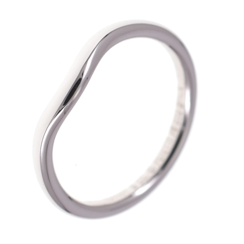 TIFFANY&Co. Curved bundling Size 49/JP9 Pt950 Ladies
 jewelry S#138597