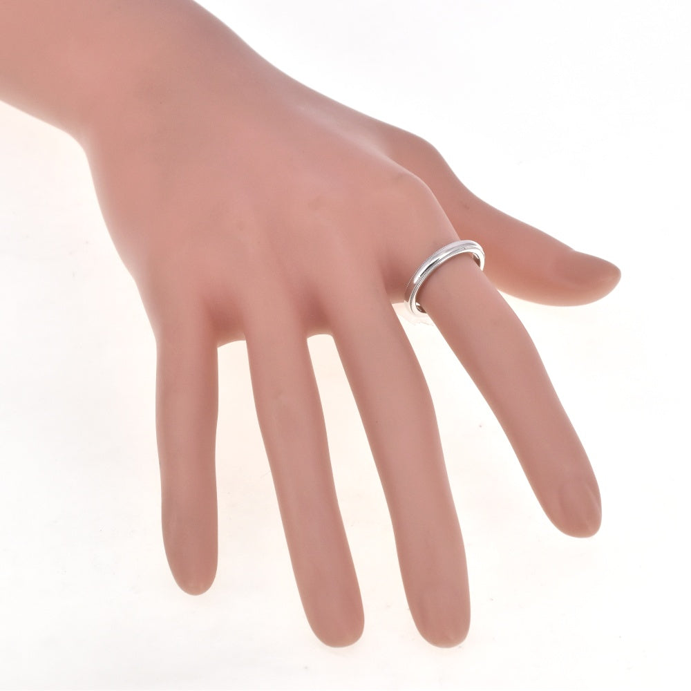 TIFFANY&Co. Milgrain ring Size 53/JP13 Pt950 Ladies
 jewelry S#138601