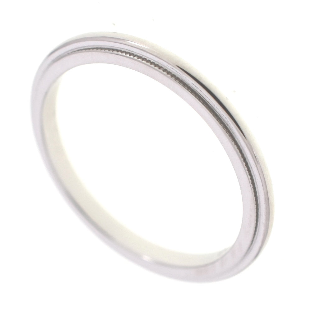TIFFANY&Co. Milgrain ring Size 48/JP8 Pt950 Ladies
 jewelry S#138602