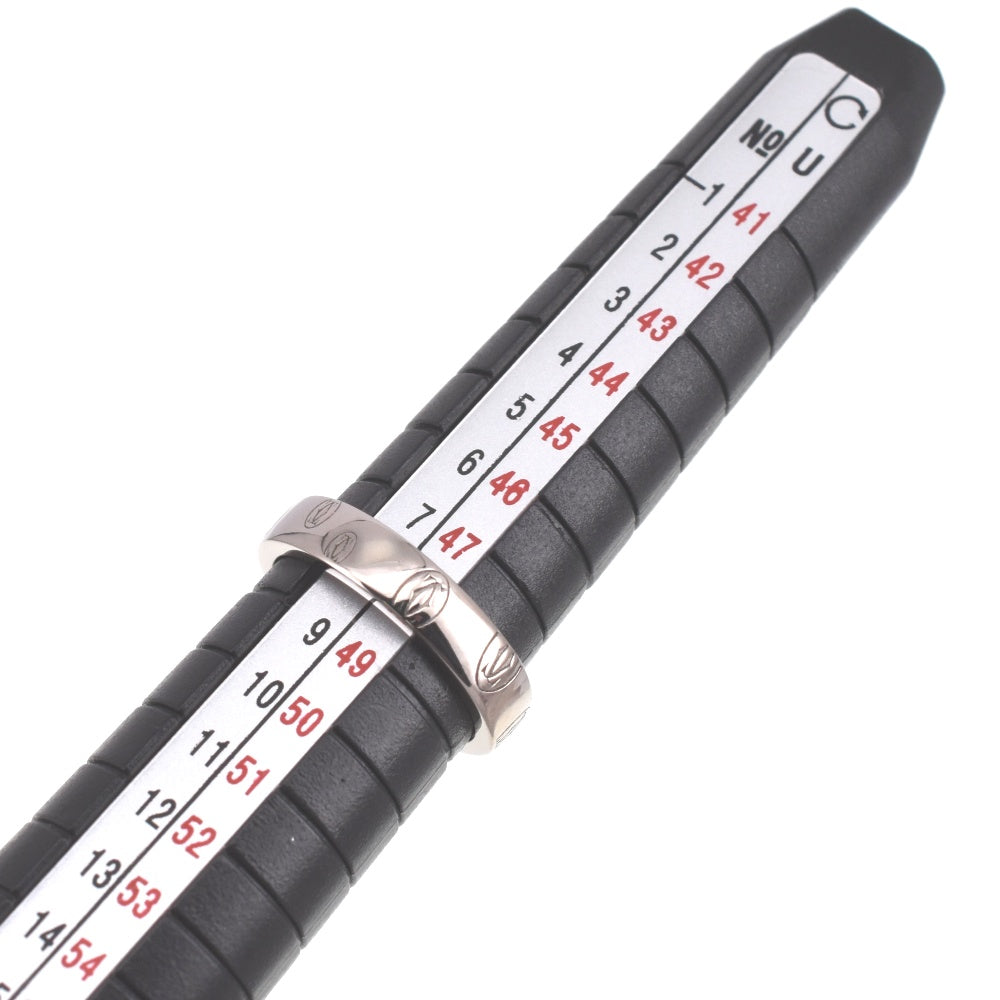 CARTIER Happy birthday ring Size 48/JP8 K18WG Ladies
 jewelry S#138609