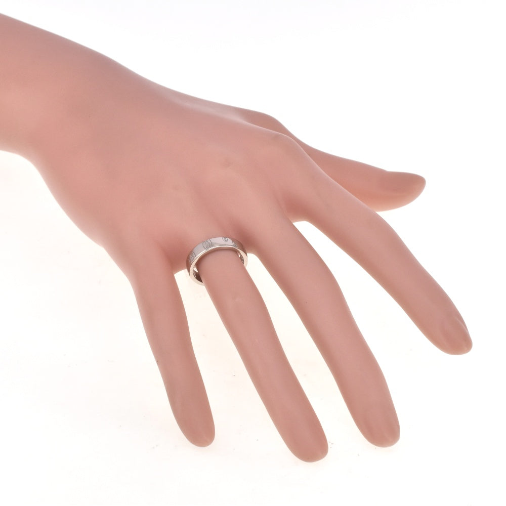 CARTIER Happy birthday ring Size 48/JP8 K18WG Ladies
 jewelry S#138609