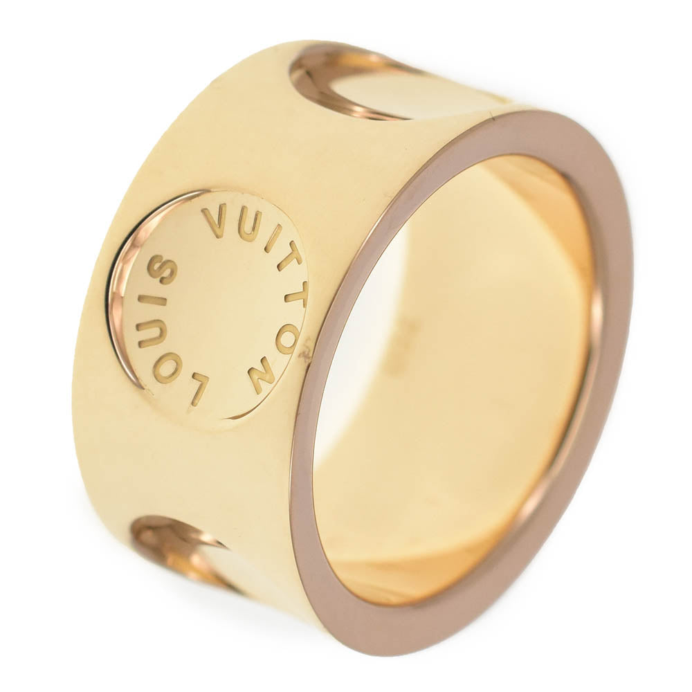 LOUIS VUITTON Petitberg Anplant Ring Size 50/JP10 K18YG Ladies
 jewelry S#138618