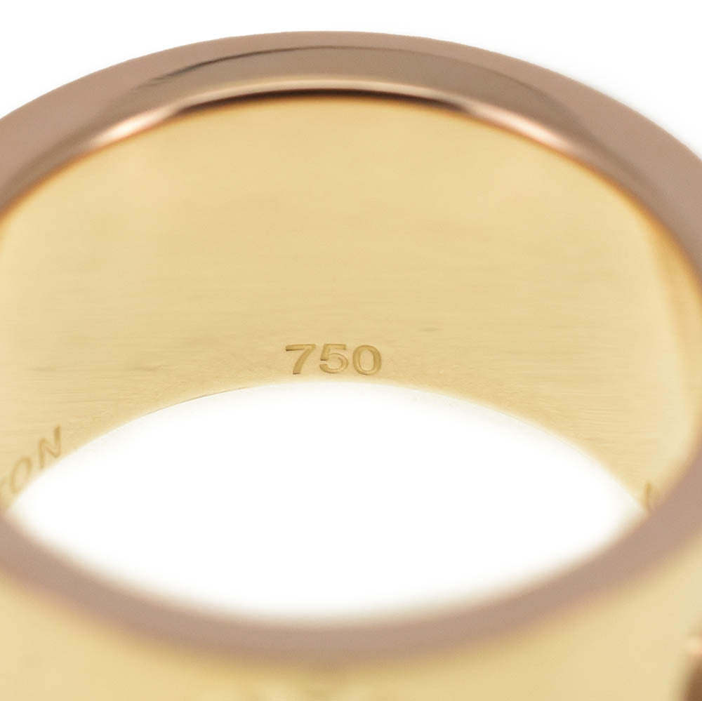 LOUIS VUITTON Petitberg Anplant Ring Size 50/JP10 K18YG Ladies
 jewelry S#138618