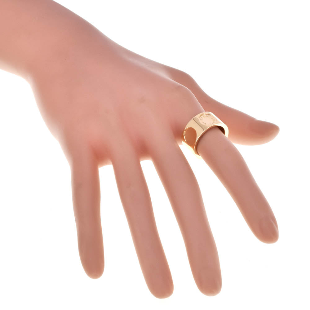 LOUIS VUITTON Petitberg Anplant Ring Size 50/JP10 K18YG Ladies
 jewelry S#138618