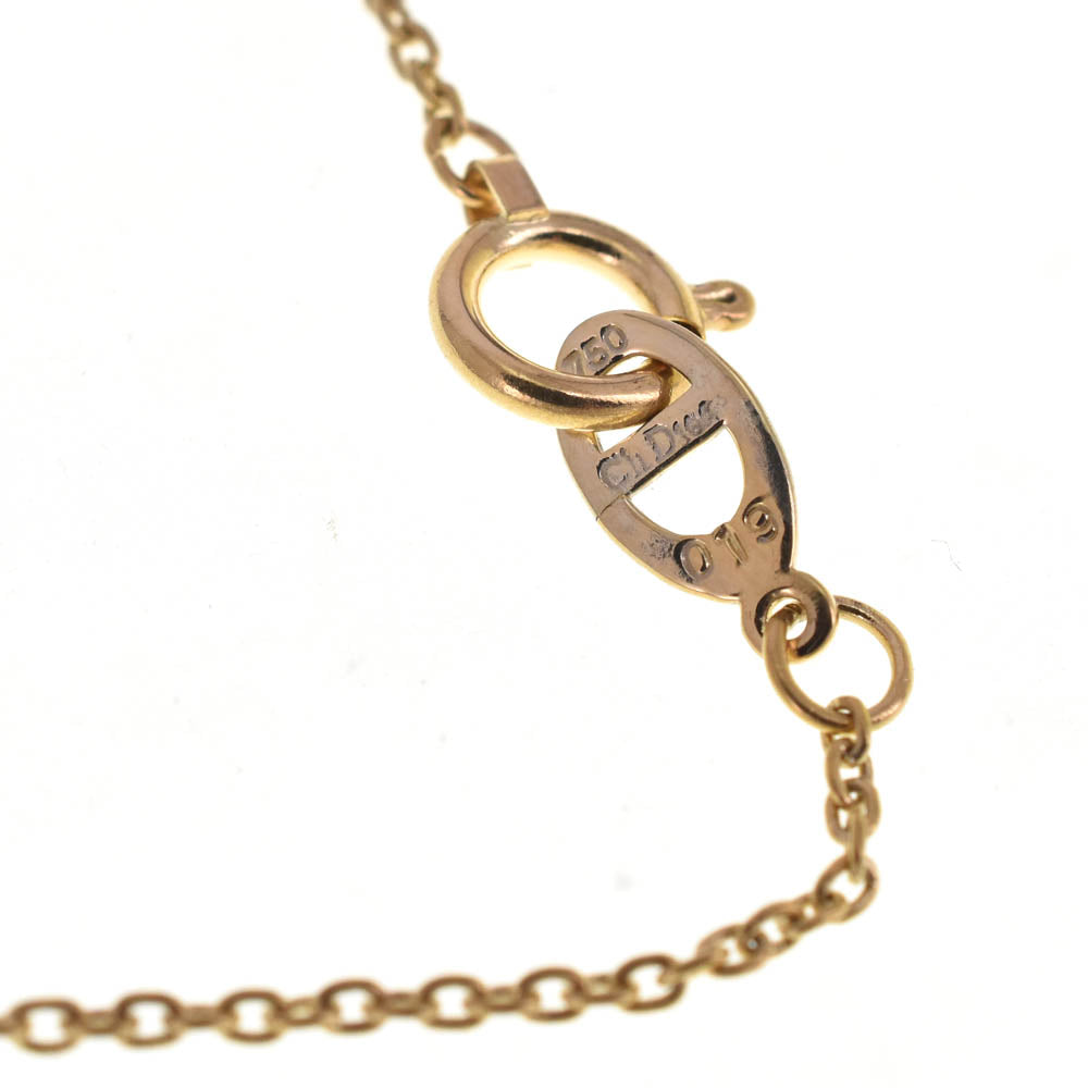 Dior Diamond Necklace Heart K18YG diamond Ladies
 jewelry S#138620