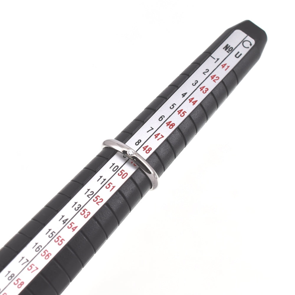 with paper CARTIER wedding ring diamond Size 49/JP9 Pt950 Ladies
 jewelry S#138624