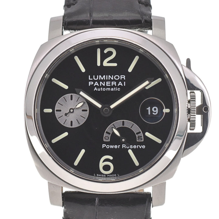 with paper PANERAI Luminor Power Reserve PAM00125 Small second date black Dial Automatic Men's
 Watch R#138648