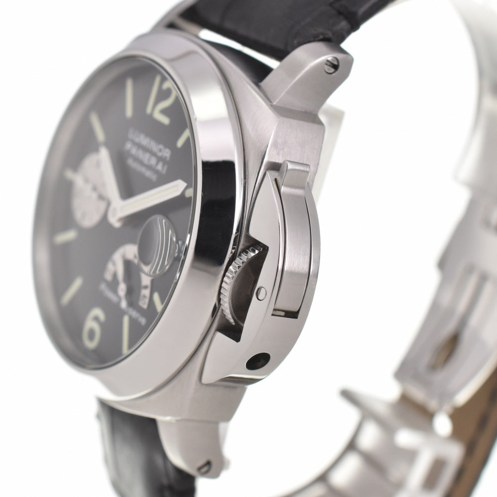 with paper PANERAI Luminor Power Reserve PAM00125 Small second date black Dial Automatic Men's
 Watch R#138648