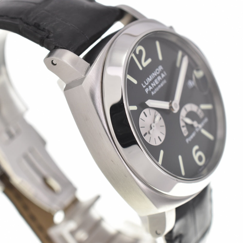 with paper PANERAI Luminor Power Reserve PAM00125 Small second date black Dial Automatic Men's
 Watch R#138648