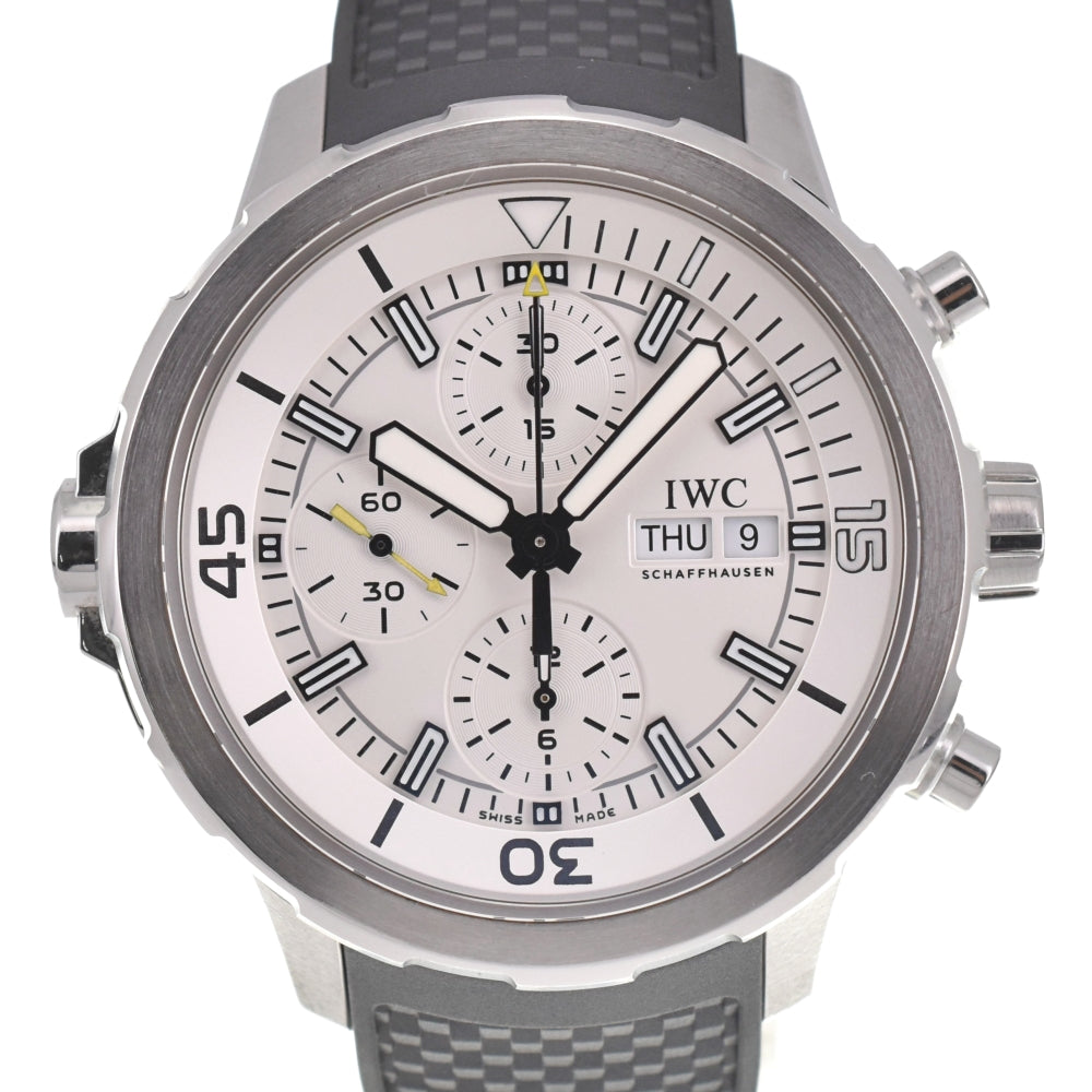 IWC SCHAFFHAUSEN Aqua timer IW376801 Chronograph day date Silver Dial Automatic Men's
 Watch R#138659