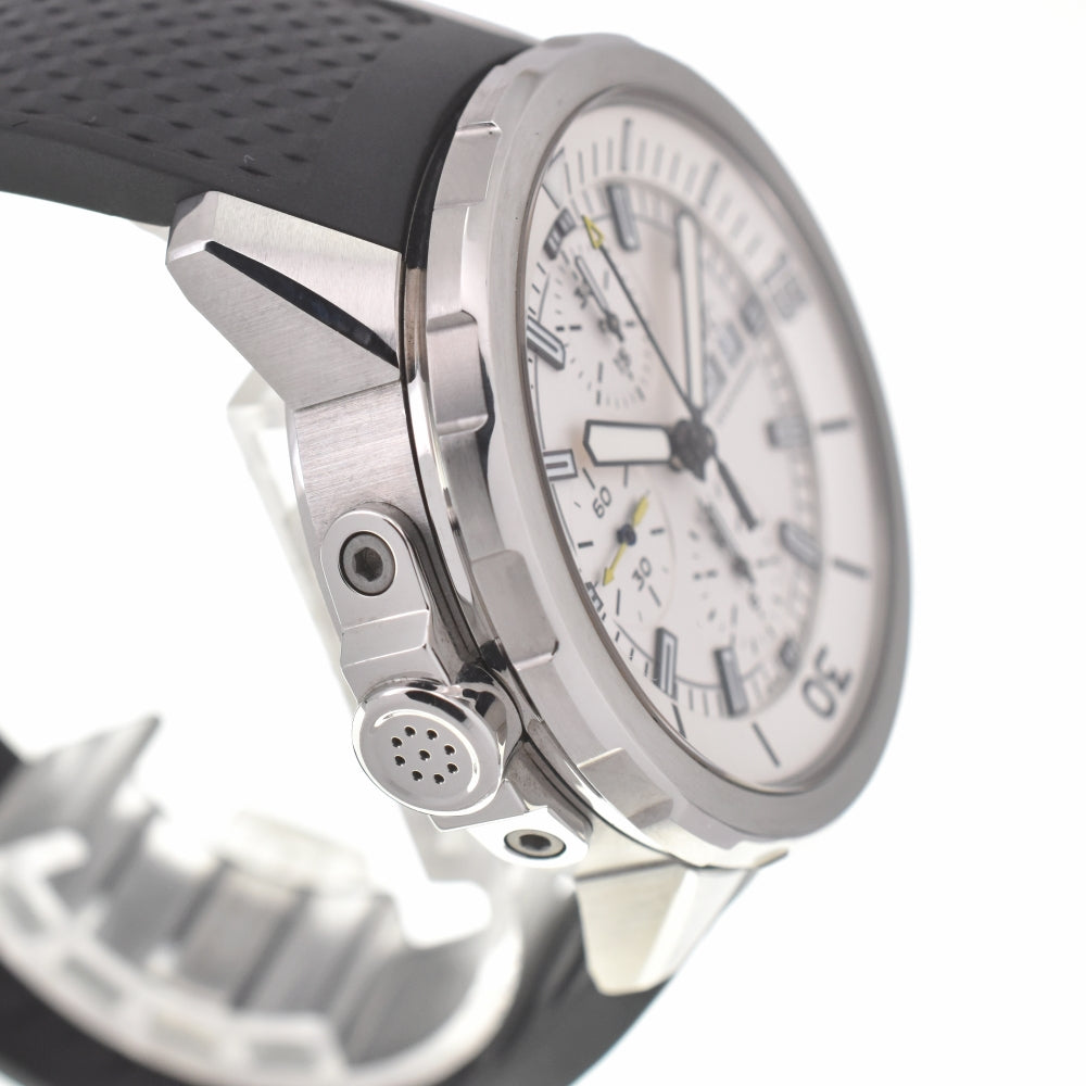 IWC SCHAFFHAUSEN Aqua timer IW376801 Chronograph day date Silver Dial Automatic Men's
 Watch R#138659