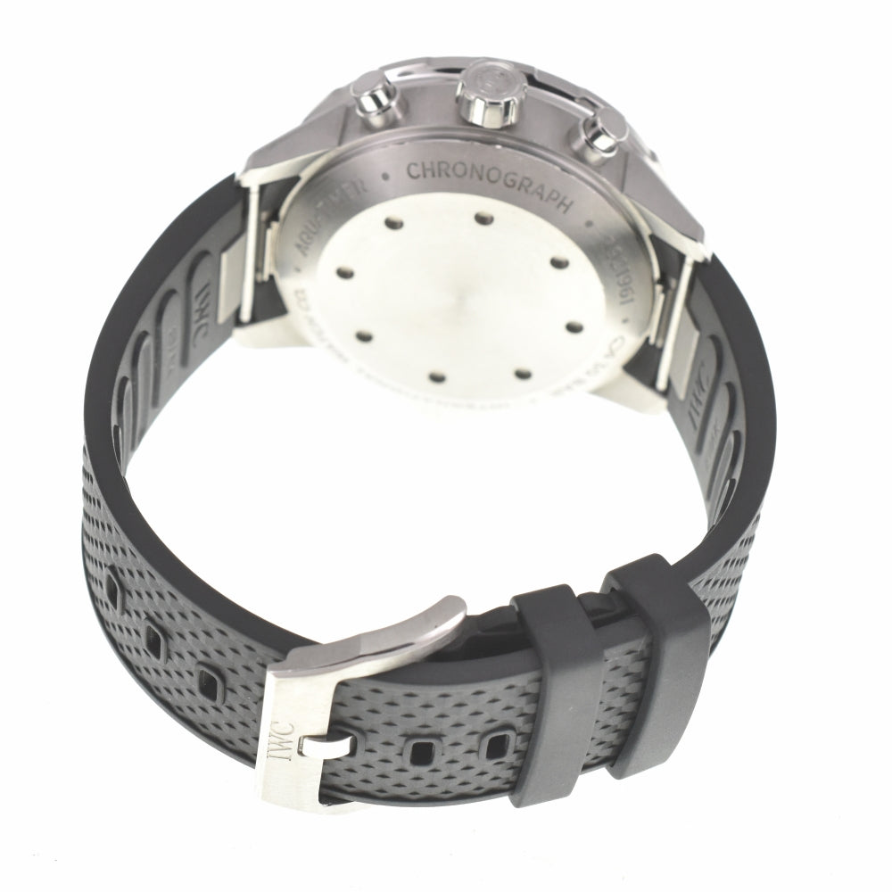 IWC SCHAFFHAUSEN Aqua timer IW376801 Chronograph day date Silver Dial Automatic Men's
 Watch R#138659