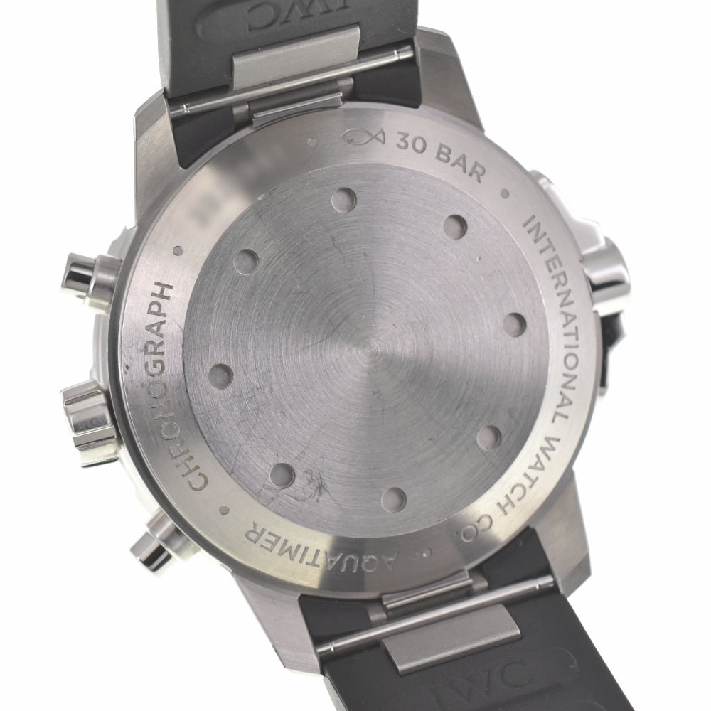 IWC SCHAFFHAUSEN Aqua timer IW376801 Chronograph day date Silver Dial Automatic Men's
 Watch R#138659