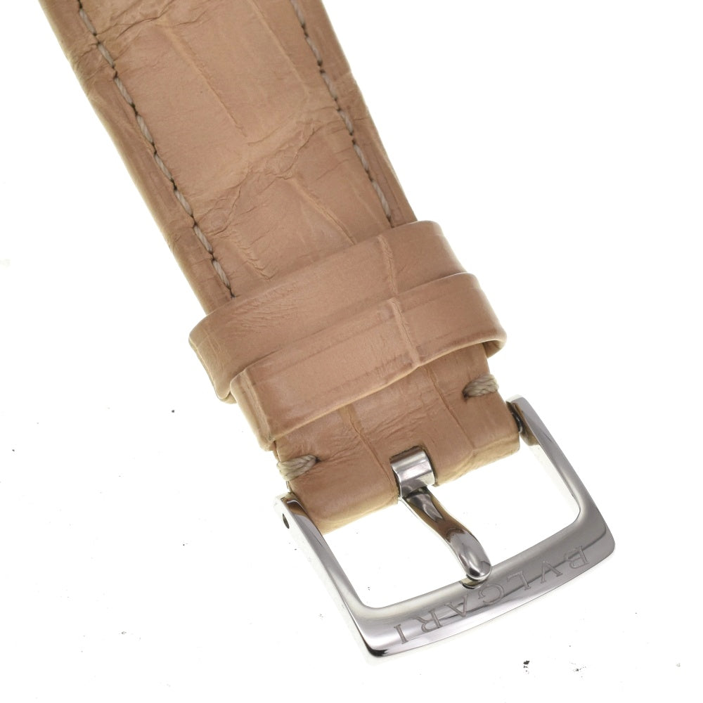 with paper BVLGARI Bulgari Bulgari BBL37S 12P diamond White shell Dial Automatic Unisex
 Watch R#138660