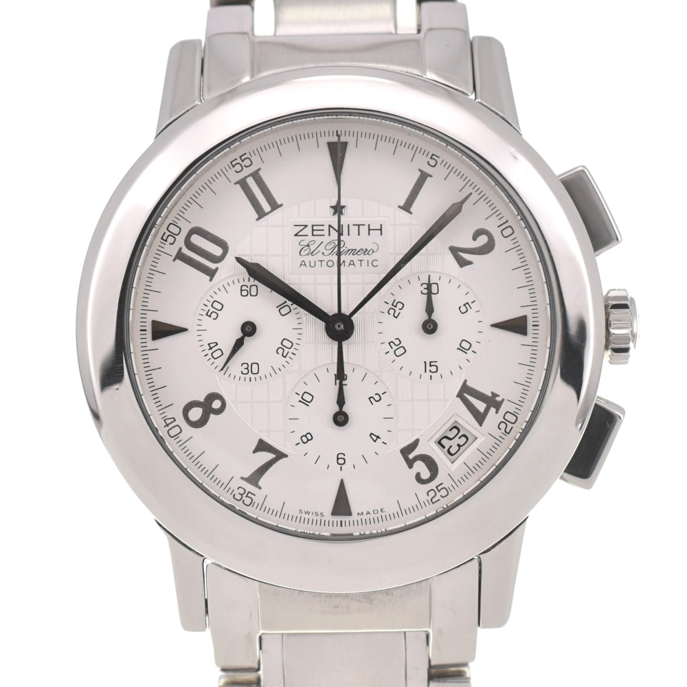 with paper ZENITH Port Royale V El Primero 01/02.0451.400/02.M451 Chronograph Date Silver Dial Automatic Men's
 Watch B#138664