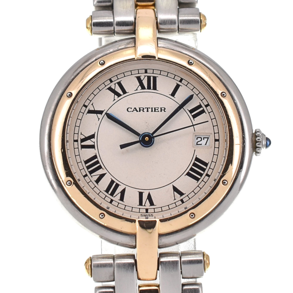 CARTIER PANTHERE Vendome LM 1 Row 183964 Date Stainless Steel / K18YG Ivory Dial Quartz Unisex
 Watch R#138667