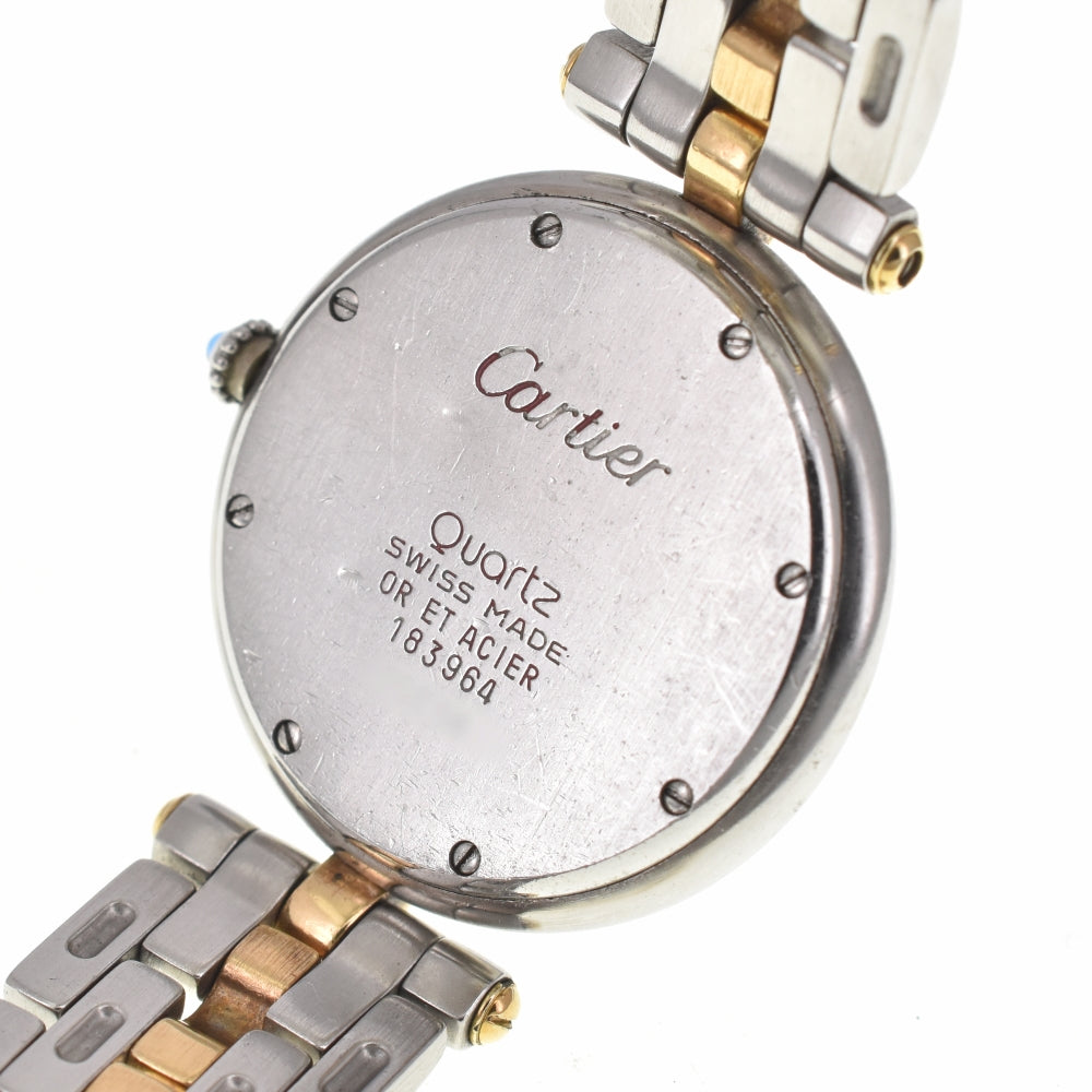 CARTIER PANTHERE Vendome LM 1 Row 183964 Date Stainless Steel / K18YG Ivory Dial Quartz Unisex
 Watch R#138667