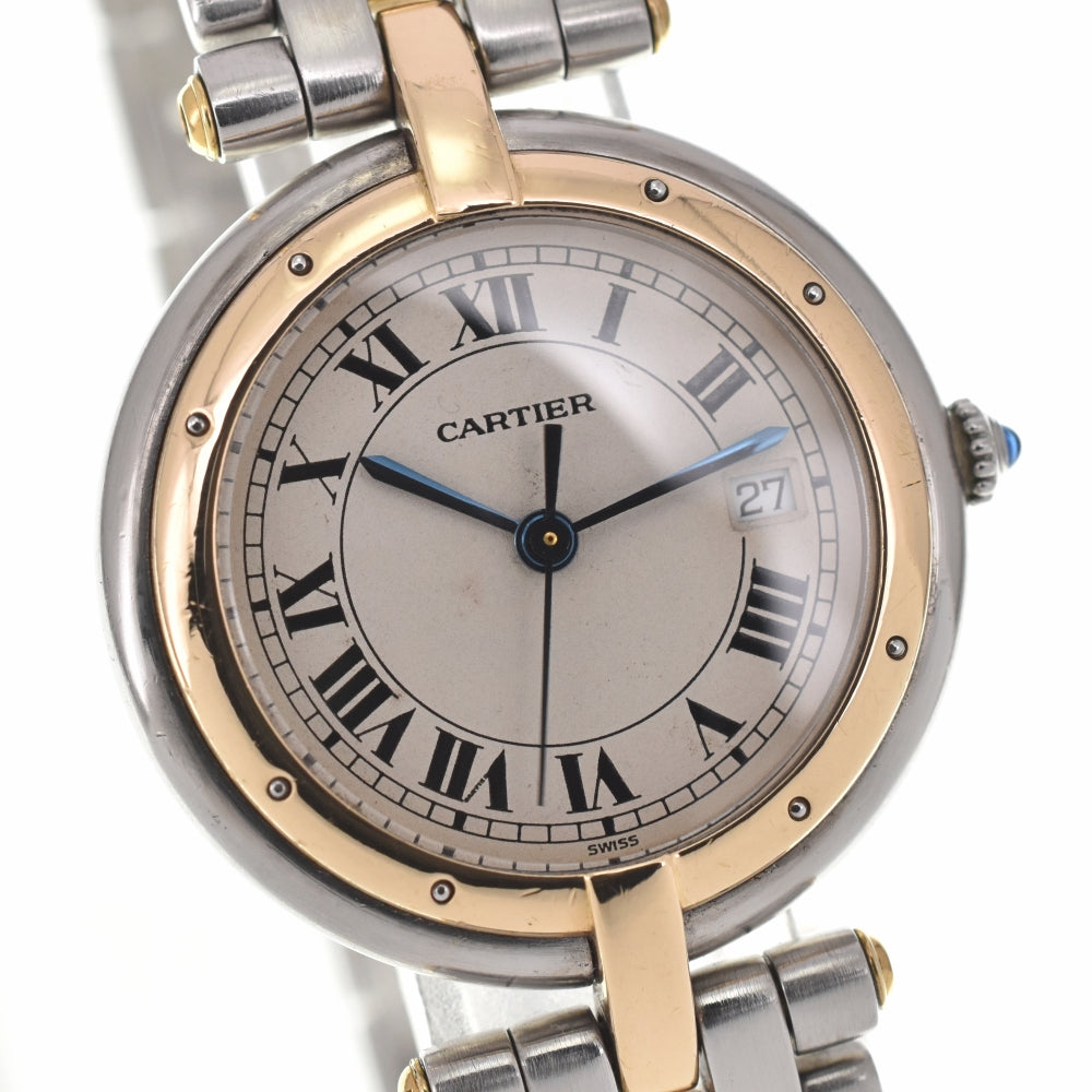 CARTIER PANTHERE Vendome LM 1 Row 183964 Date Stainless Steel / K18YG Ivory Dial Quartz Unisex
 Watch R#138667