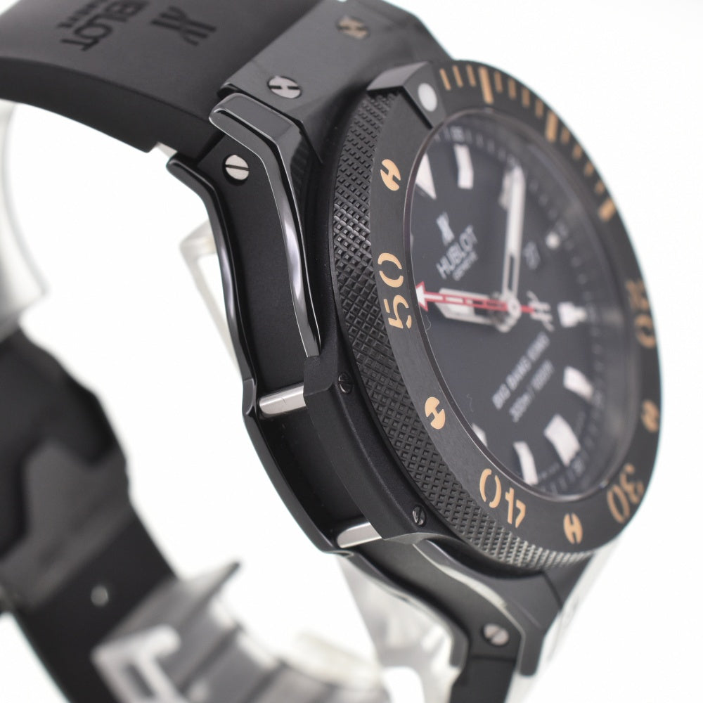 with paper HUBLOT Big Bang King Black Magic 312.CM.1120.RX black Dial Automatic Men's
 Watch □#138673