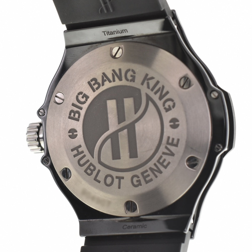 with paper HUBLOT Big Bang King Black Magic 312.CM.1120.RX black Dial Automatic Men's
 Watch □#138673