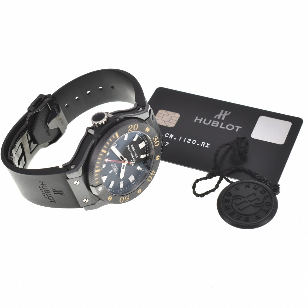 with paper HUBLOT Big Bang King Black Magic 312.CM.1120.RX black Dial Automatic Men's
 Watch □#138673