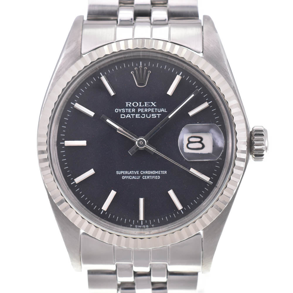 ROLEX DATEJUST 1601 vintage Red Eye Cal.1570 Black (Red Eye) Dial Automatic Men's
 Watch Z#138679