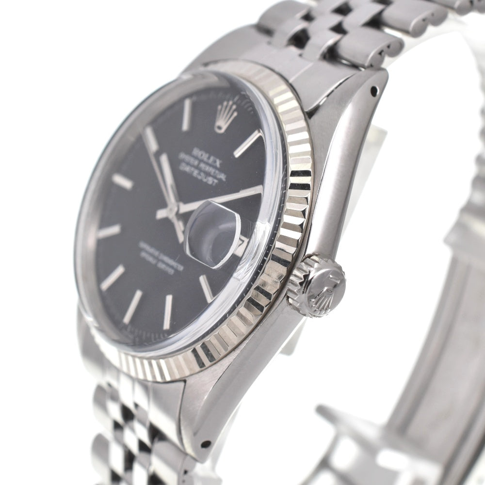 ROLEX DATEJUST 1601 vintage Red Eye Cal.1570 Black (Red Eye) Dial Automatic Men's
 Watch Z#138679