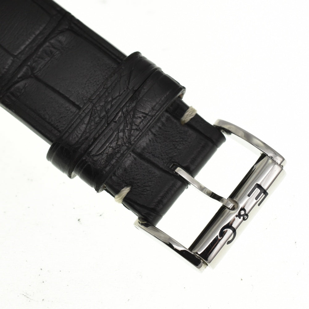 with paper EBERHARD 8 hours Grand tail 21027.2 CP Power reserve Small second Silver Dial Hand Winding Men's
 Watch A#138704