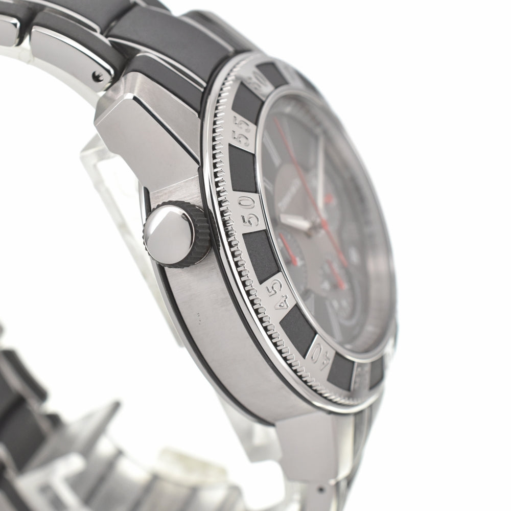 TIFFANY&Co. Mark T-57 Chronograph Date 18014629 Rubber / Stainless Steel Gray / Silver Dial Automatic Men's
 Watch A#138725