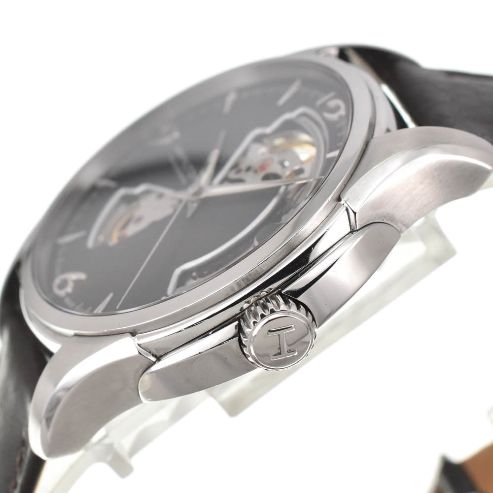 HAMILTON Jazzmaster Beaumatic Open Heart H325651 see-through back gray Dial Automatic Men's
 Watch A#138730