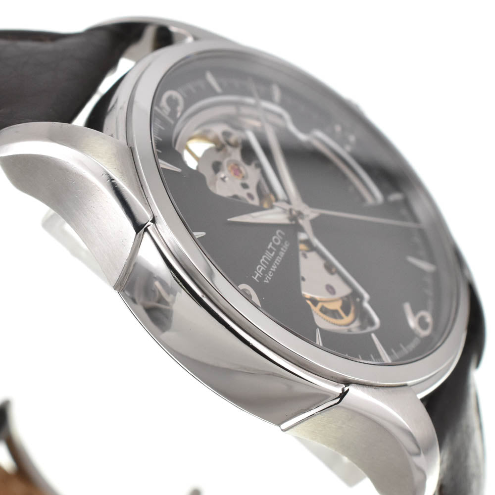 HAMILTON Jazzmaster Beaumatic Open Heart H325651 see-through back gray Dial Automatic Men's
 Watch A#138730