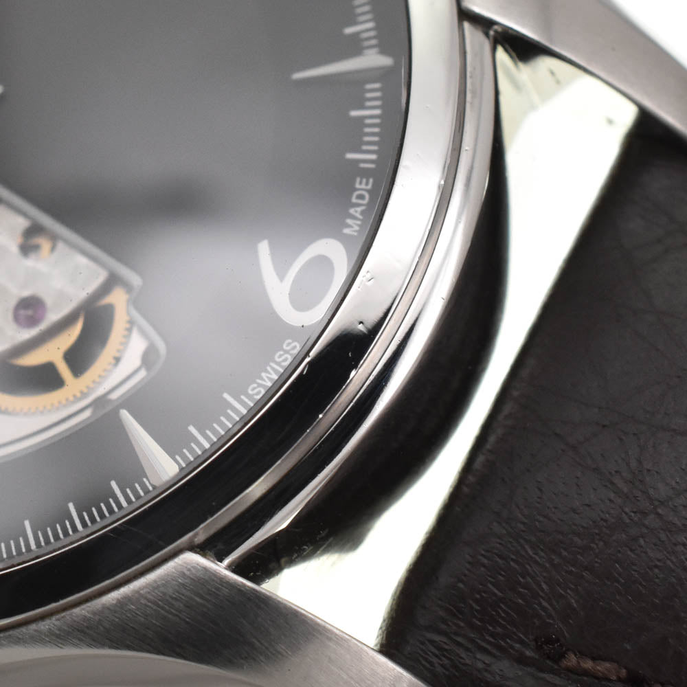 HAMILTON Jazzmaster Beaumatic Open Heart H325651 see-through back gray Dial Automatic Men's
 Watch A#138730