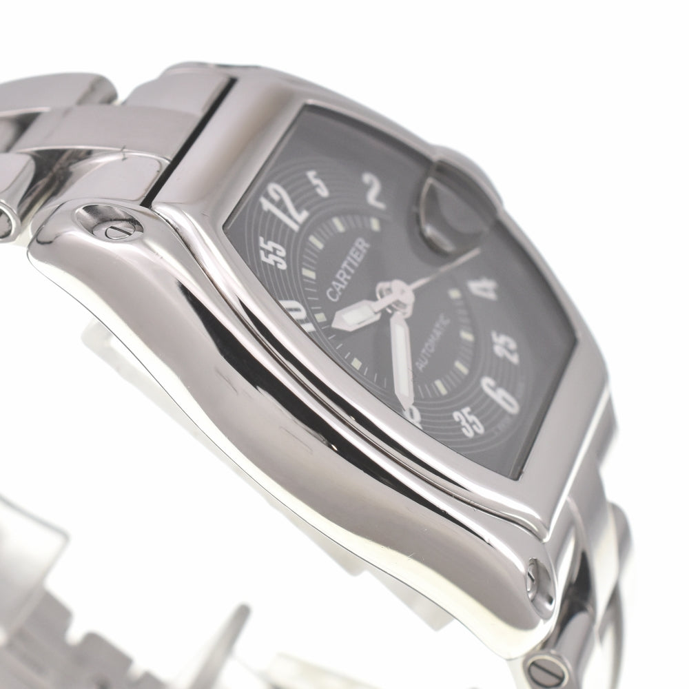 CARTIER Roadster LM W62004V3 Date black Dial Automatic Men's
 Watch □#138736