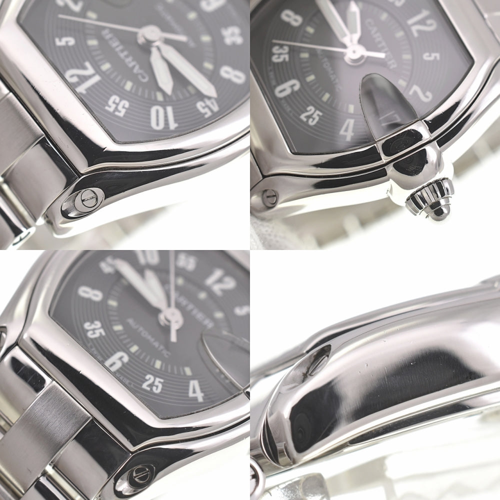 CARTIER Roadster LM W62004V3 Date black Dial Automatic Men's
 Watch □#138736